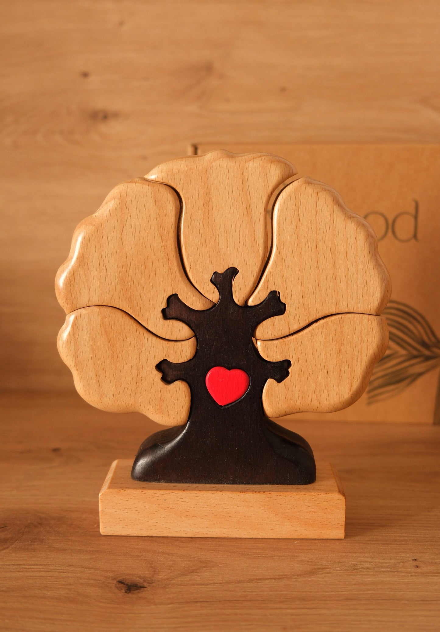 Árbol de 5 nombres (NATURAL + NEGRO)