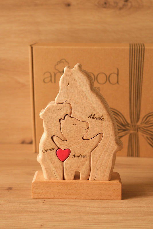 Familia de 3 osos (monoparental)