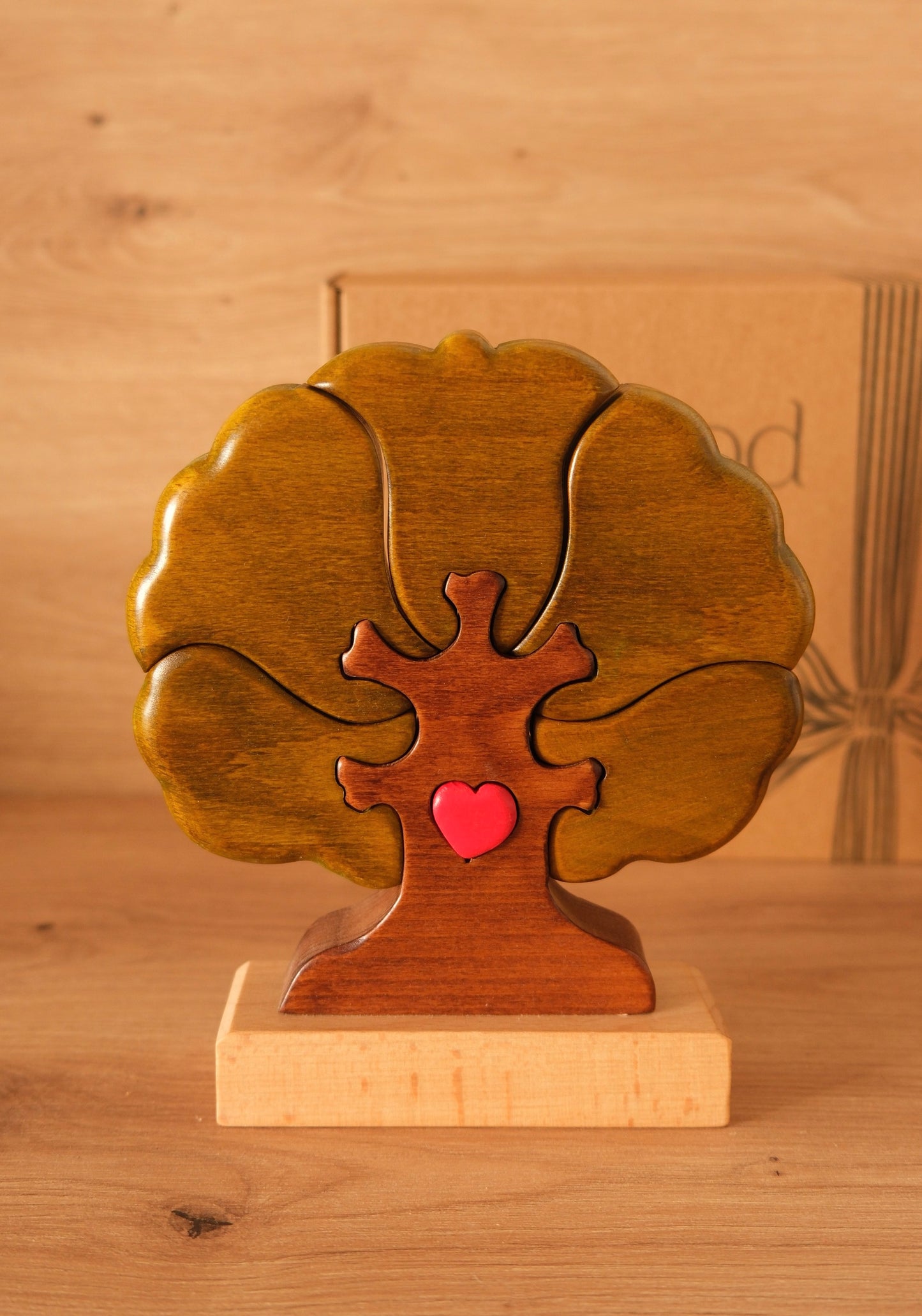 Árbol de 5 nombres (V CLARO + MARRÓN)