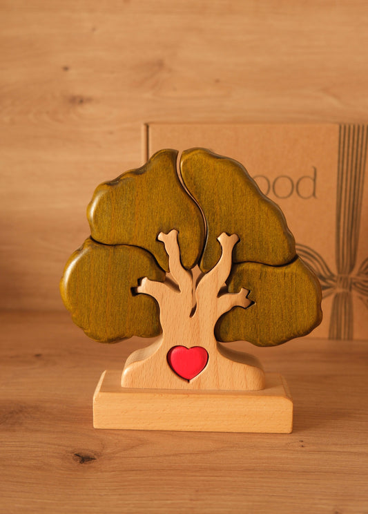 Árbol de 4 nombres (V OSCURO + NATURAL)