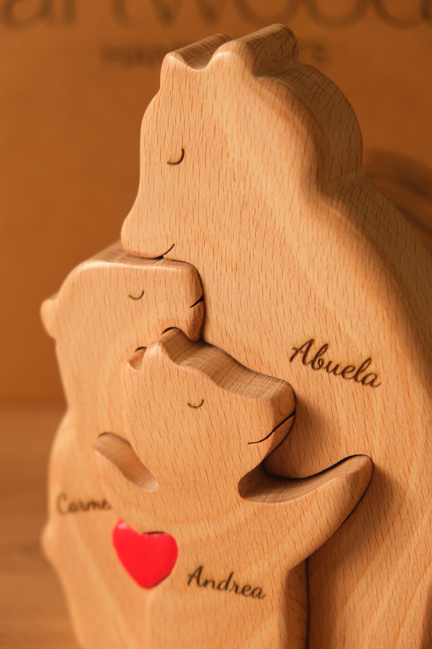 Familia de 3 osos (monoparental)