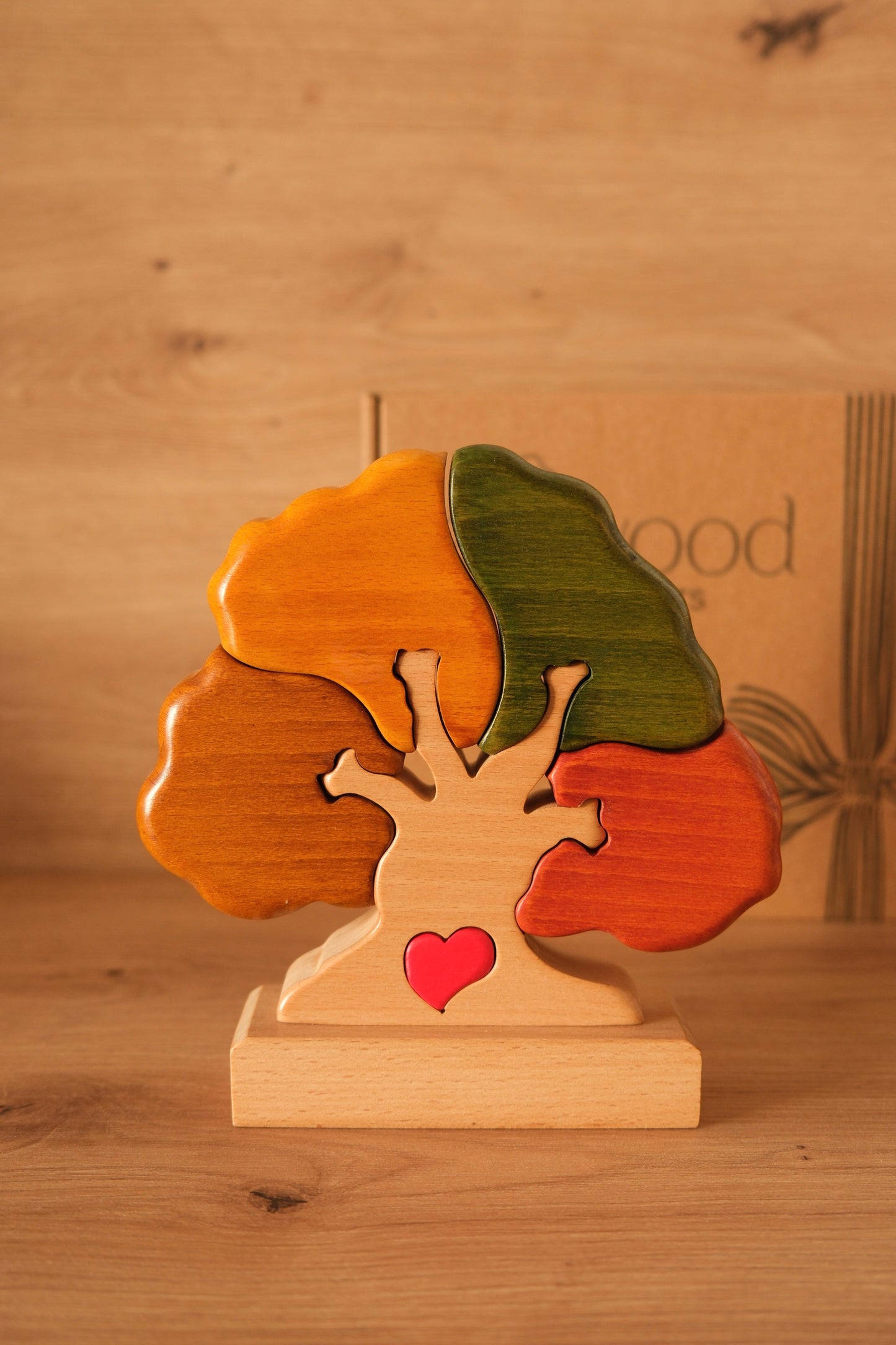 Árbol de 4 nombres (MULTICOLOR + NATURAL)