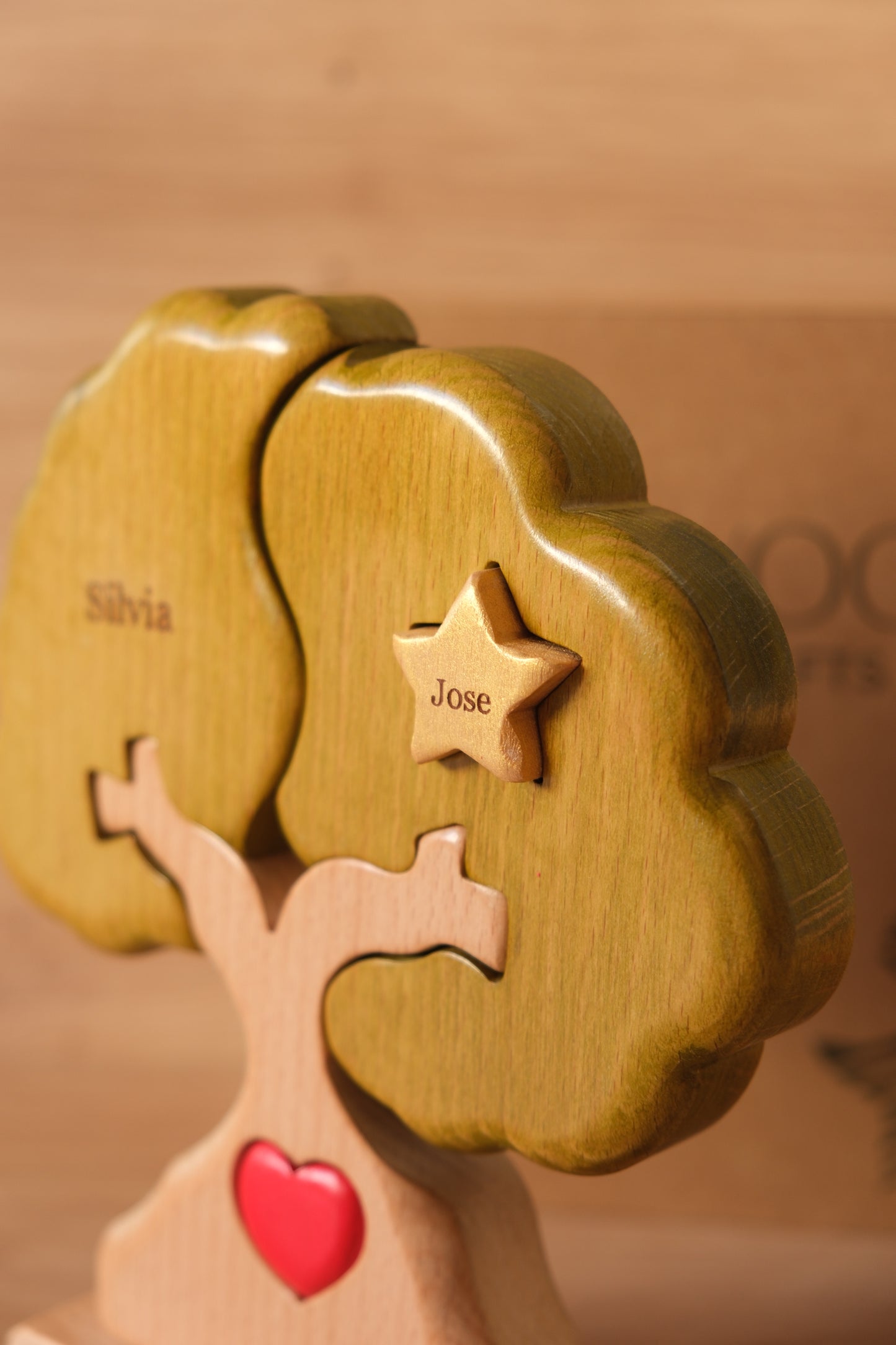 Árbol de 2 nombres (con estrella)