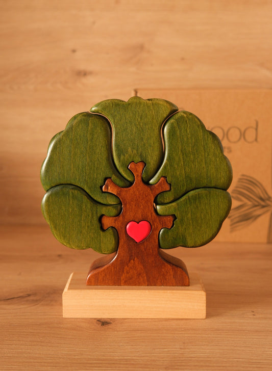 Árbol de 5 nombres (V OSCURO + MARRÓN)