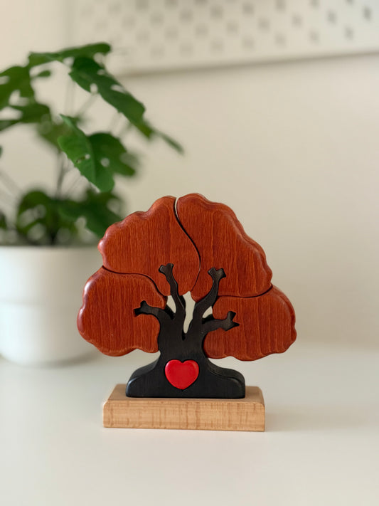 Árbol de 4 nombres (ROJO + TRONCO NEGRO)