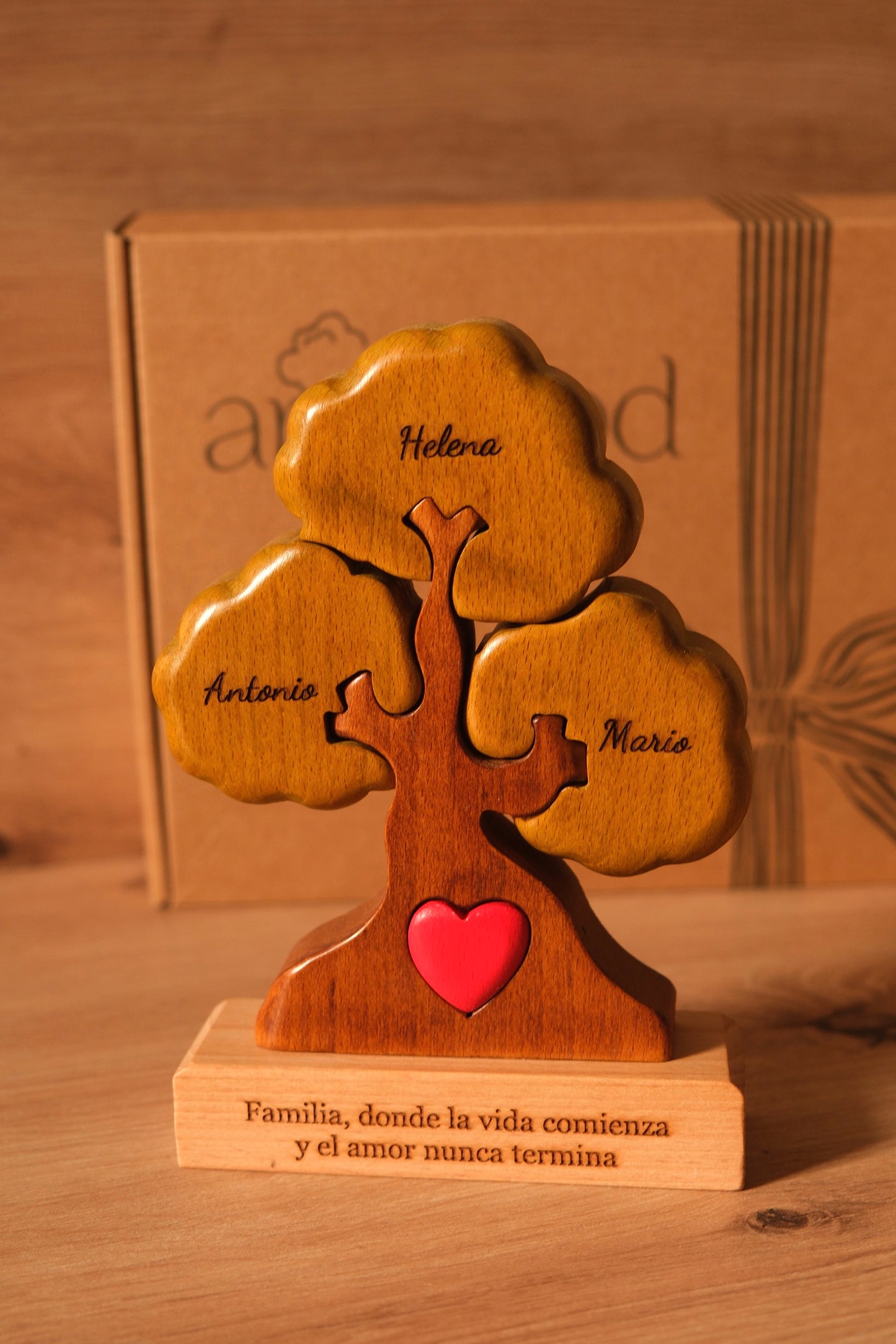 Árbol de 3 nombres