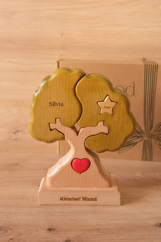 Árbol de 2 nombres (con estrella)