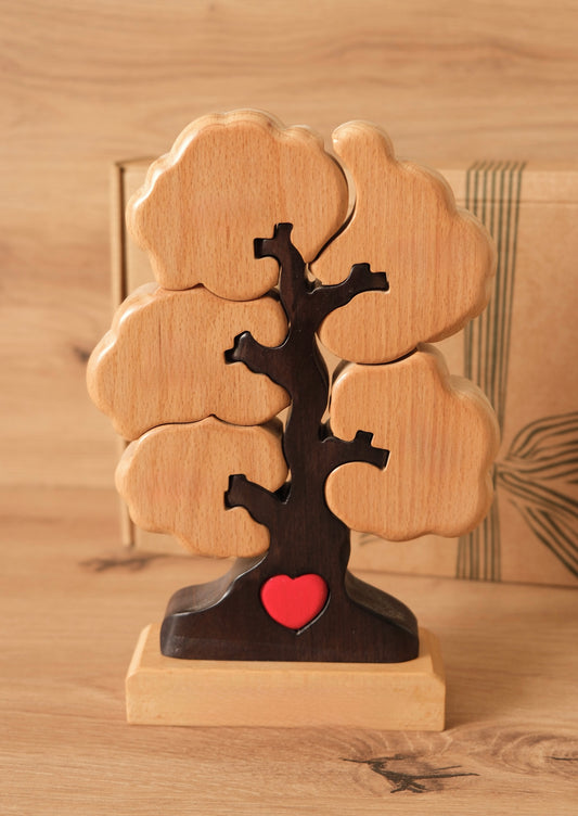 Árbol de 5 nombres (NATURAL + NEGRO)